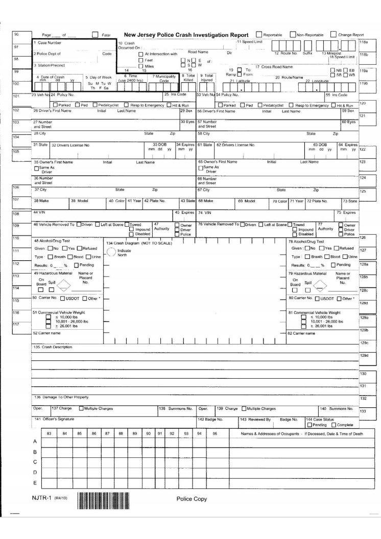 Blank Njtr 1 Form Fill Out and Print PDFs