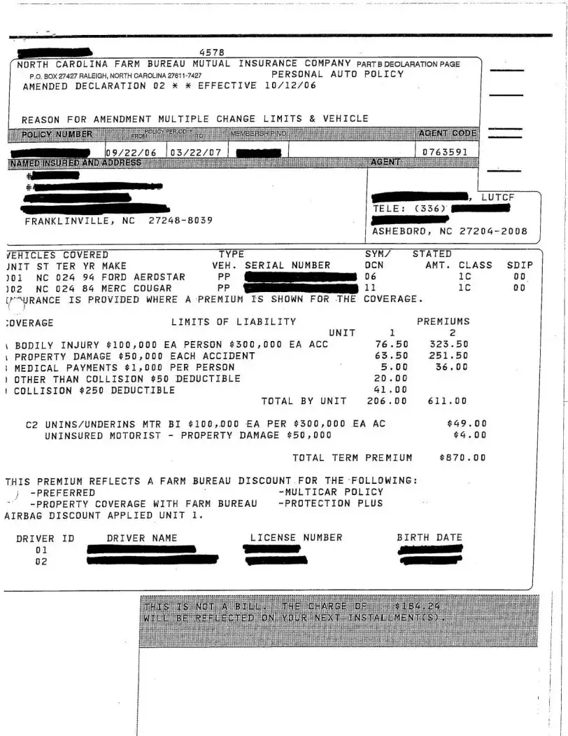 Blank Declaration Of Insurance Document Fill Out and Print PDFs