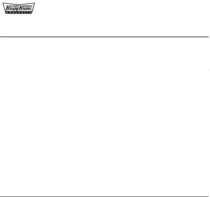 Blank Krispy Kreme Job Application | Fill Out and Print PDFs