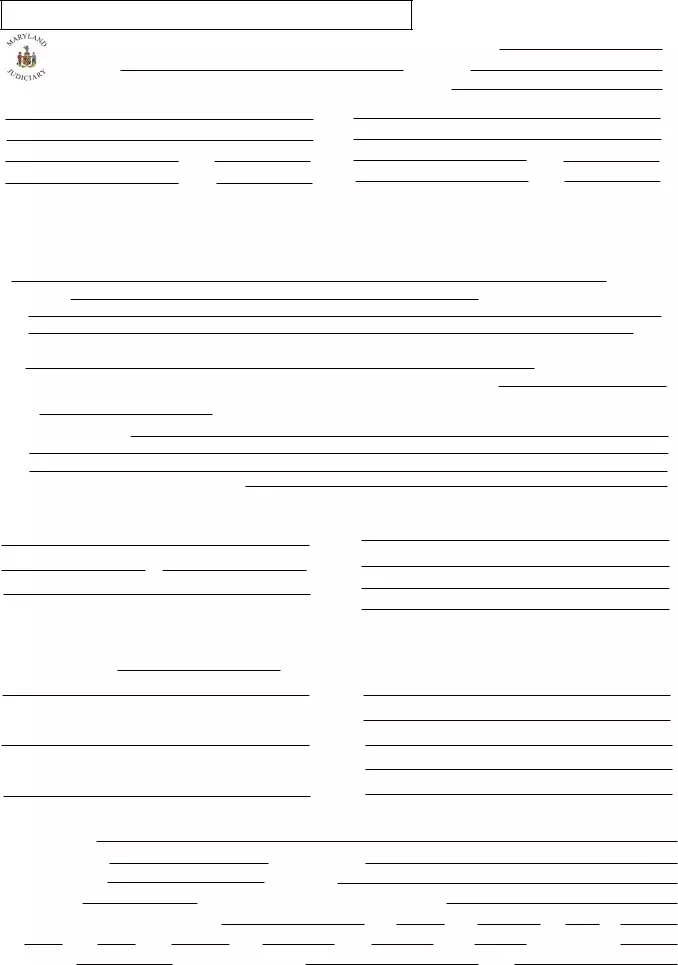 Blank Maryland Petition For Contempt Fill Out and Print PDFs