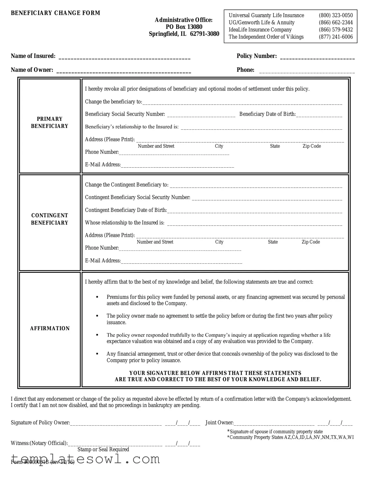 Fill Out Your 0009001 Form