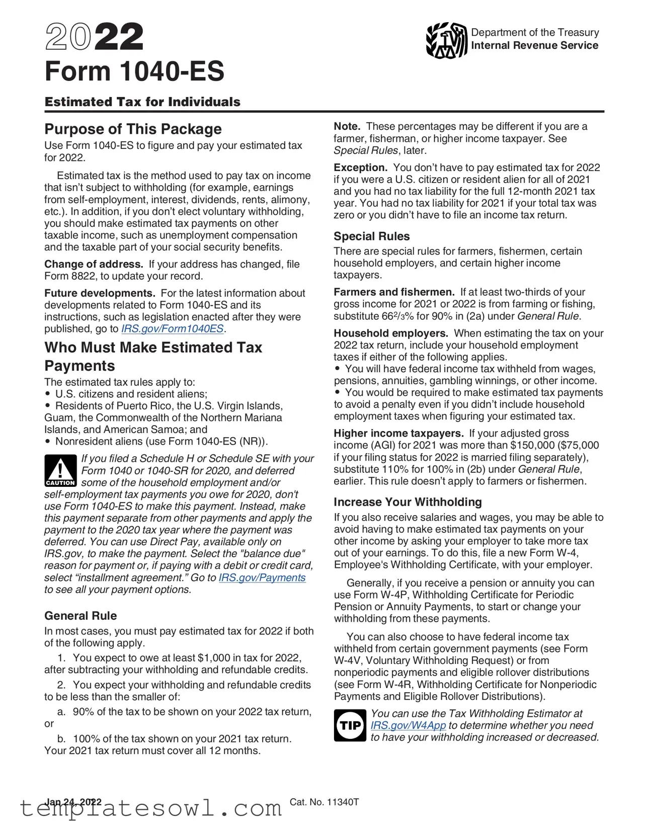 Fill Out Your 1040 Es Payment Voucher Form
