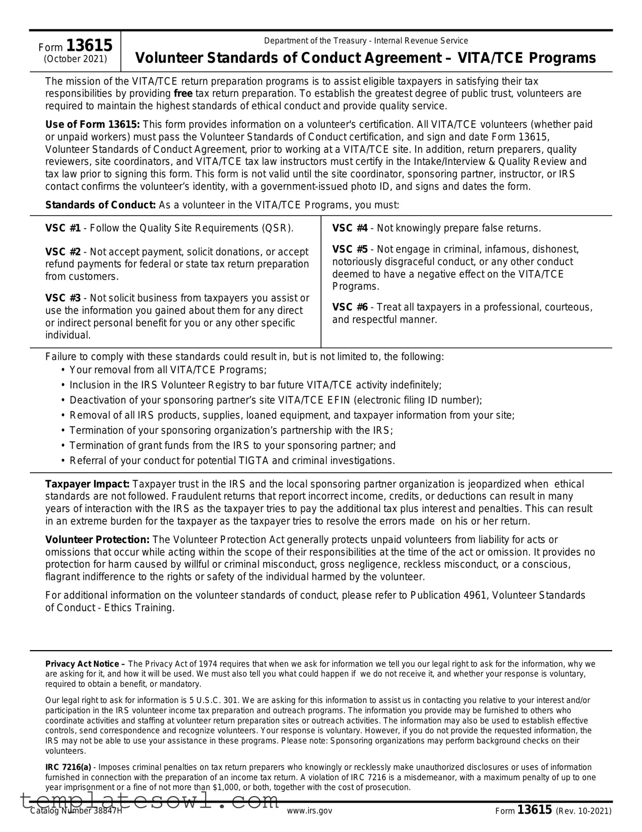 Fill Out Your 13615 Form