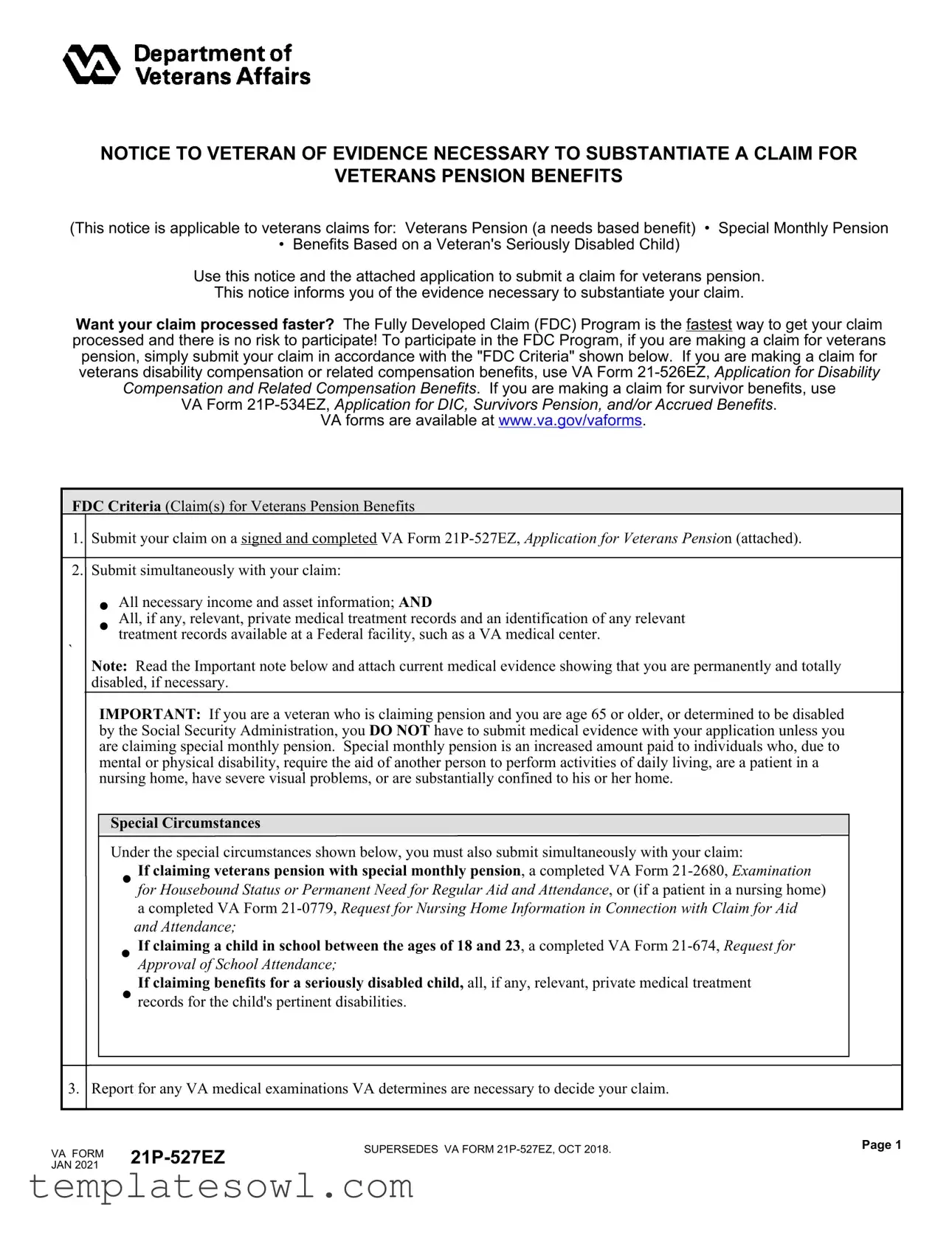 Fill Out Your 21 527Ez Form