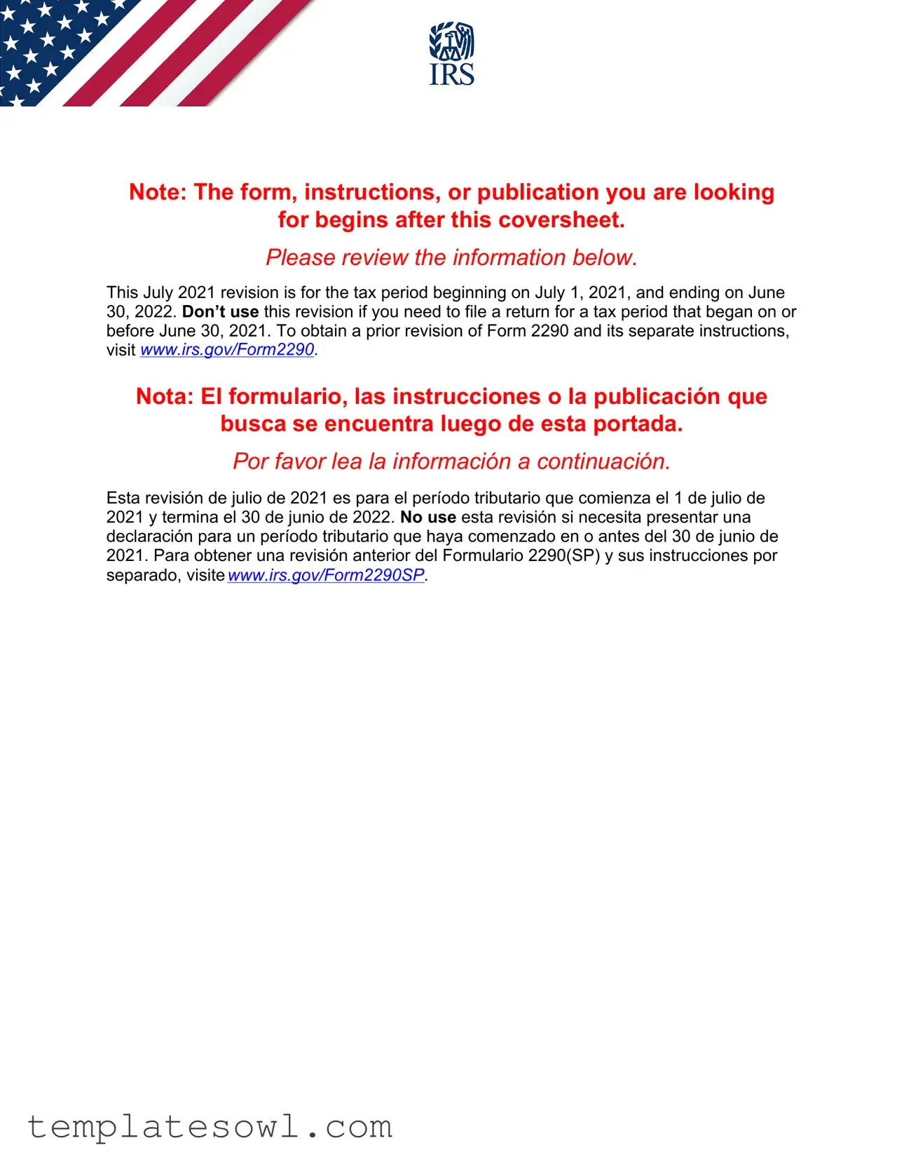 Fill Out Your 2290 Form
