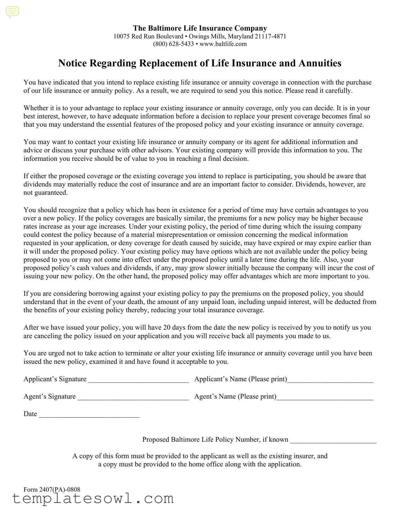 Fill Out Your 2407 Pa Form