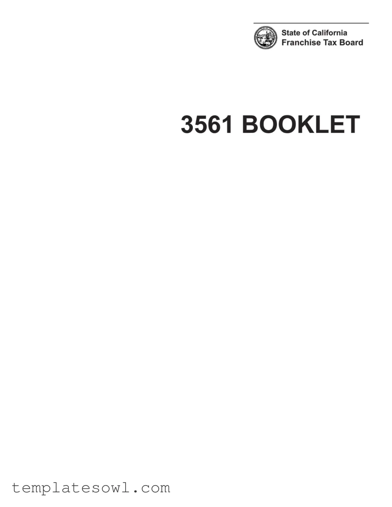 Fill Out Your 3561 Bklt Form