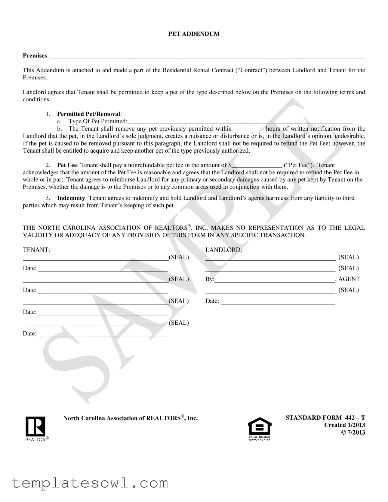 Fill Out Your 442 T Form