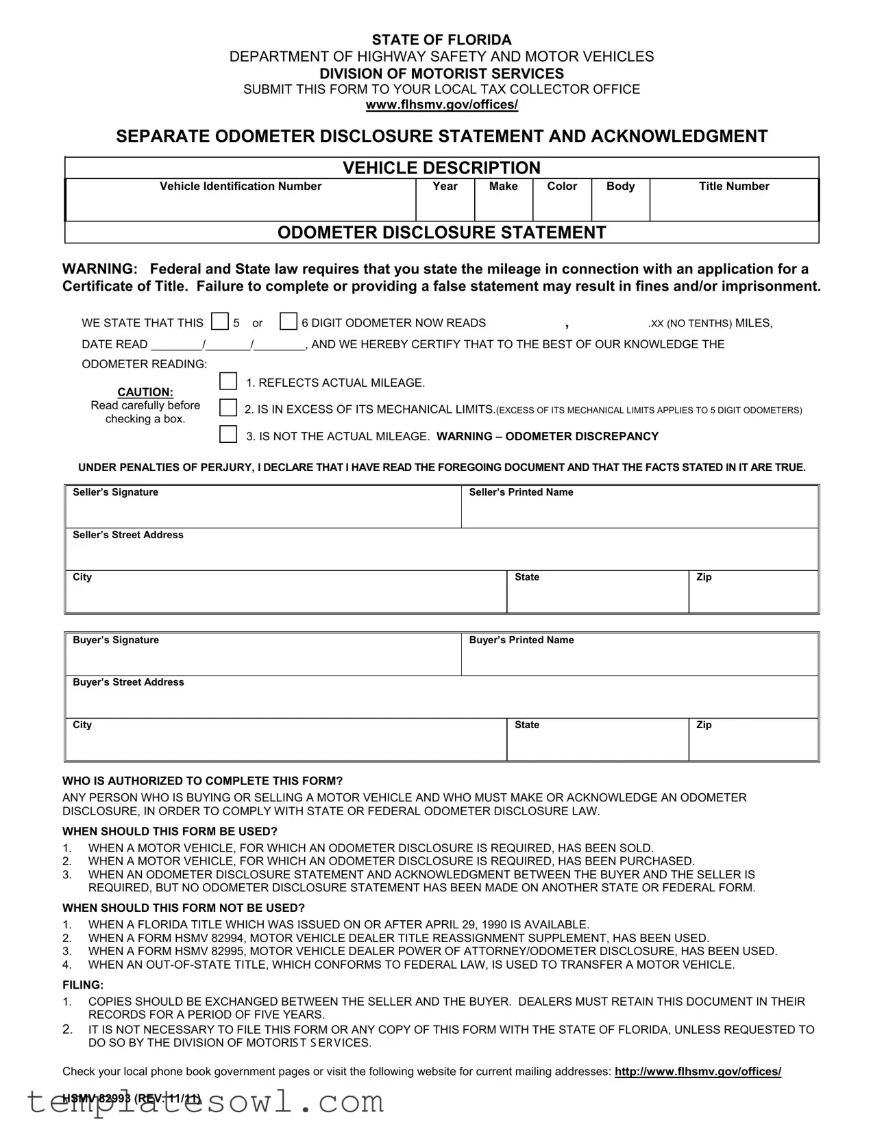 Fill Out Your 82993 Form