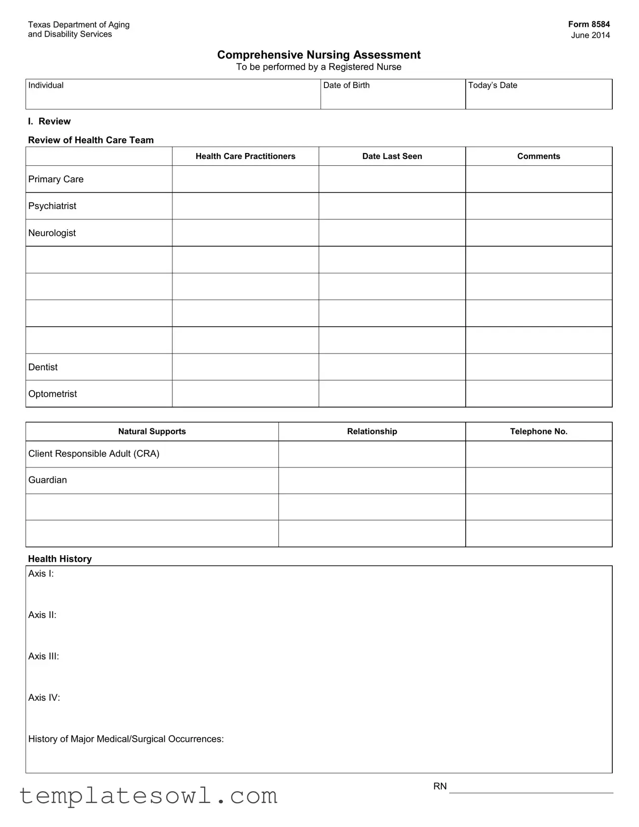 Fill Out Your 8584 Form