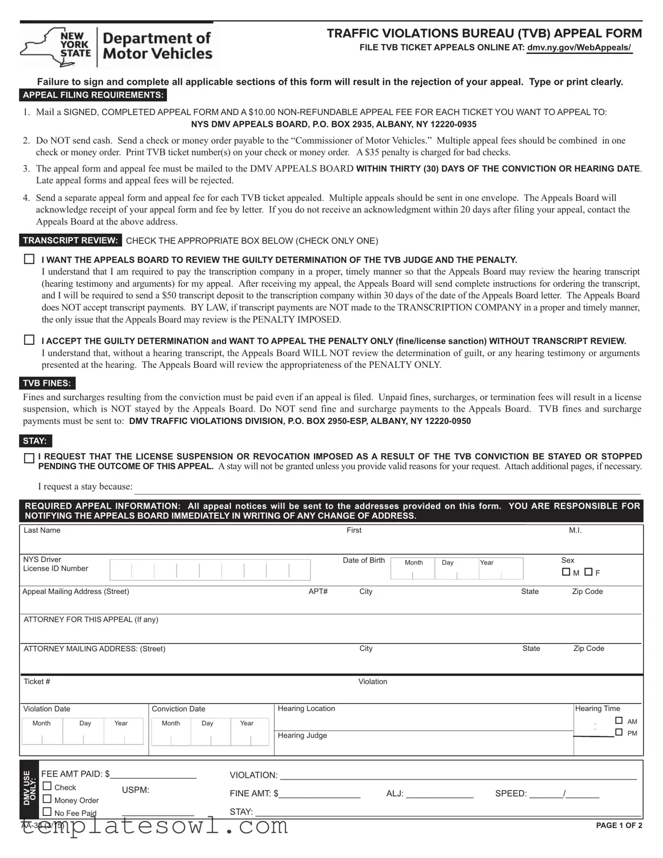 Fill Out Your Aa 33 New York Form