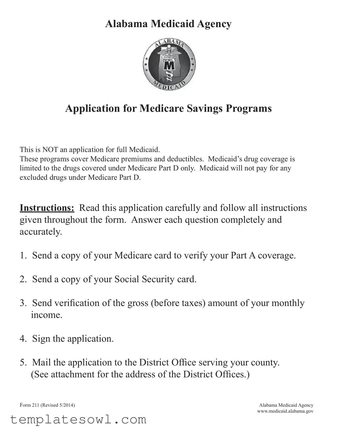 Fill Out Your Alabama 211 Form