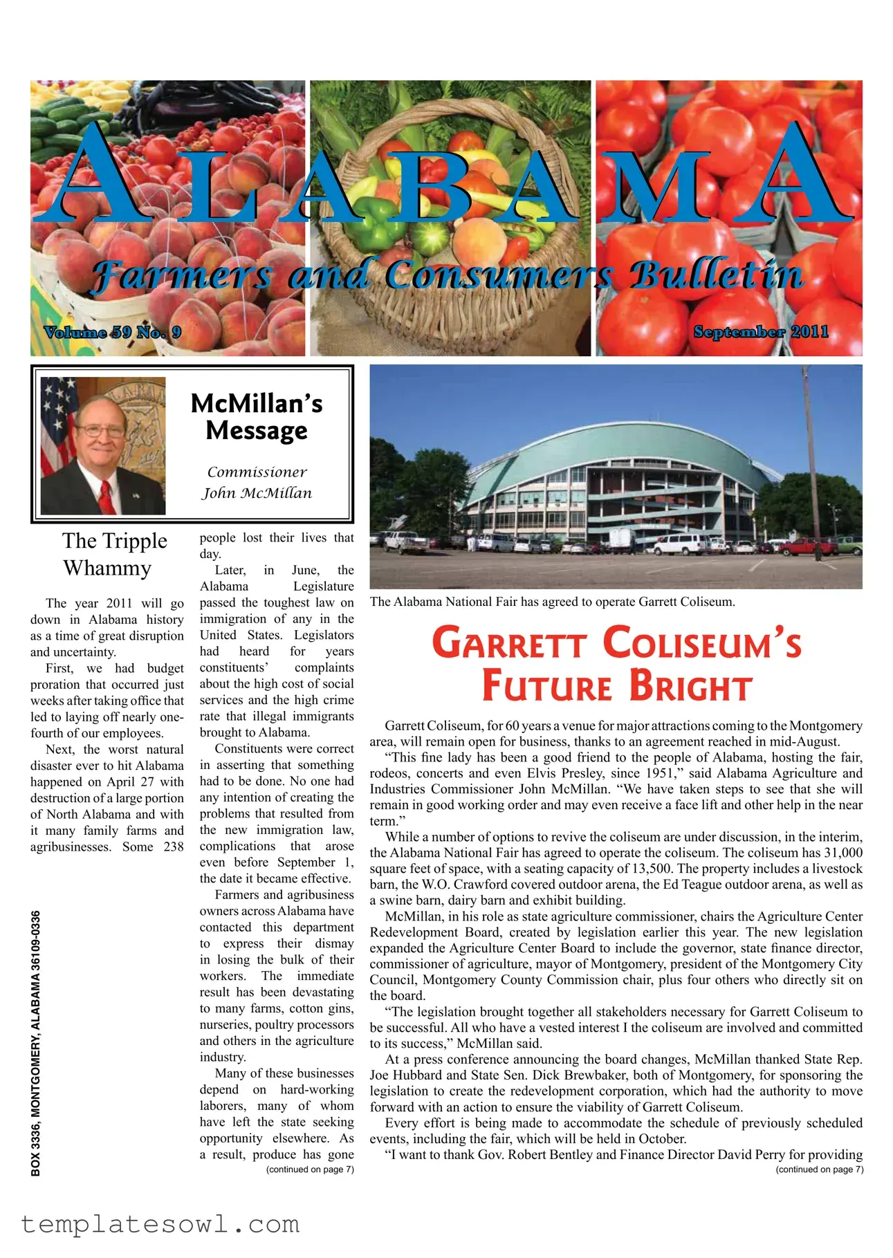 Fill Out Your Alabama Farmers Bulletin Form