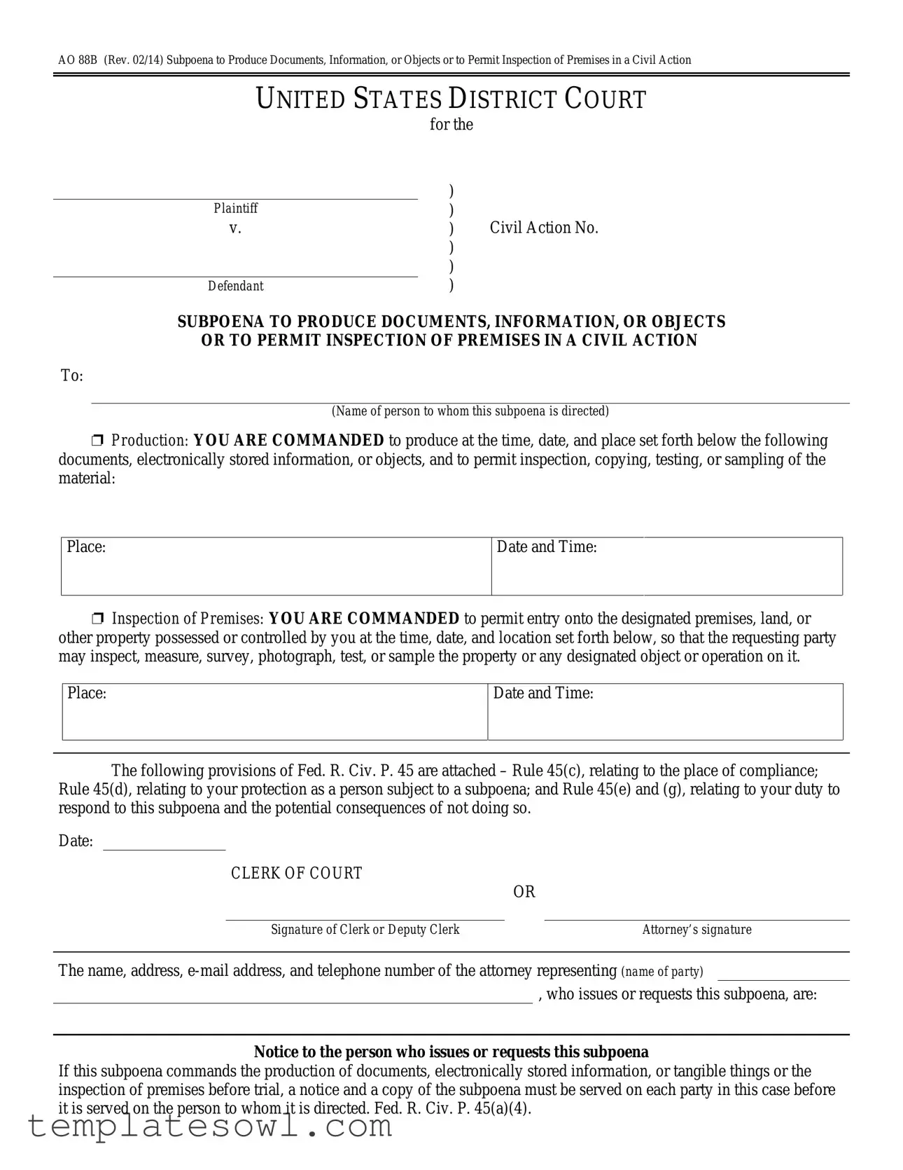 Fill Out Your Ao 88B Form