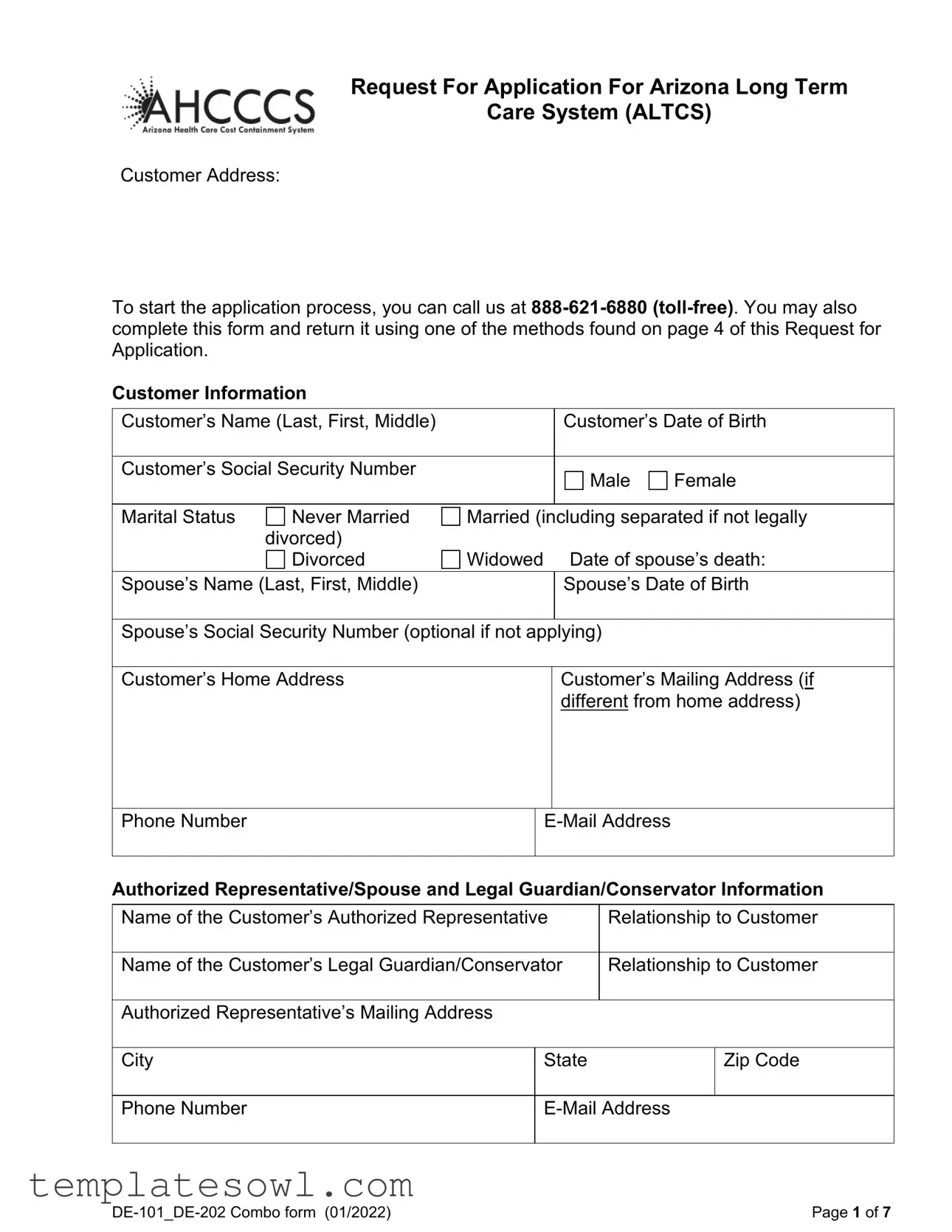 Fill Out Your Application Altcs Form