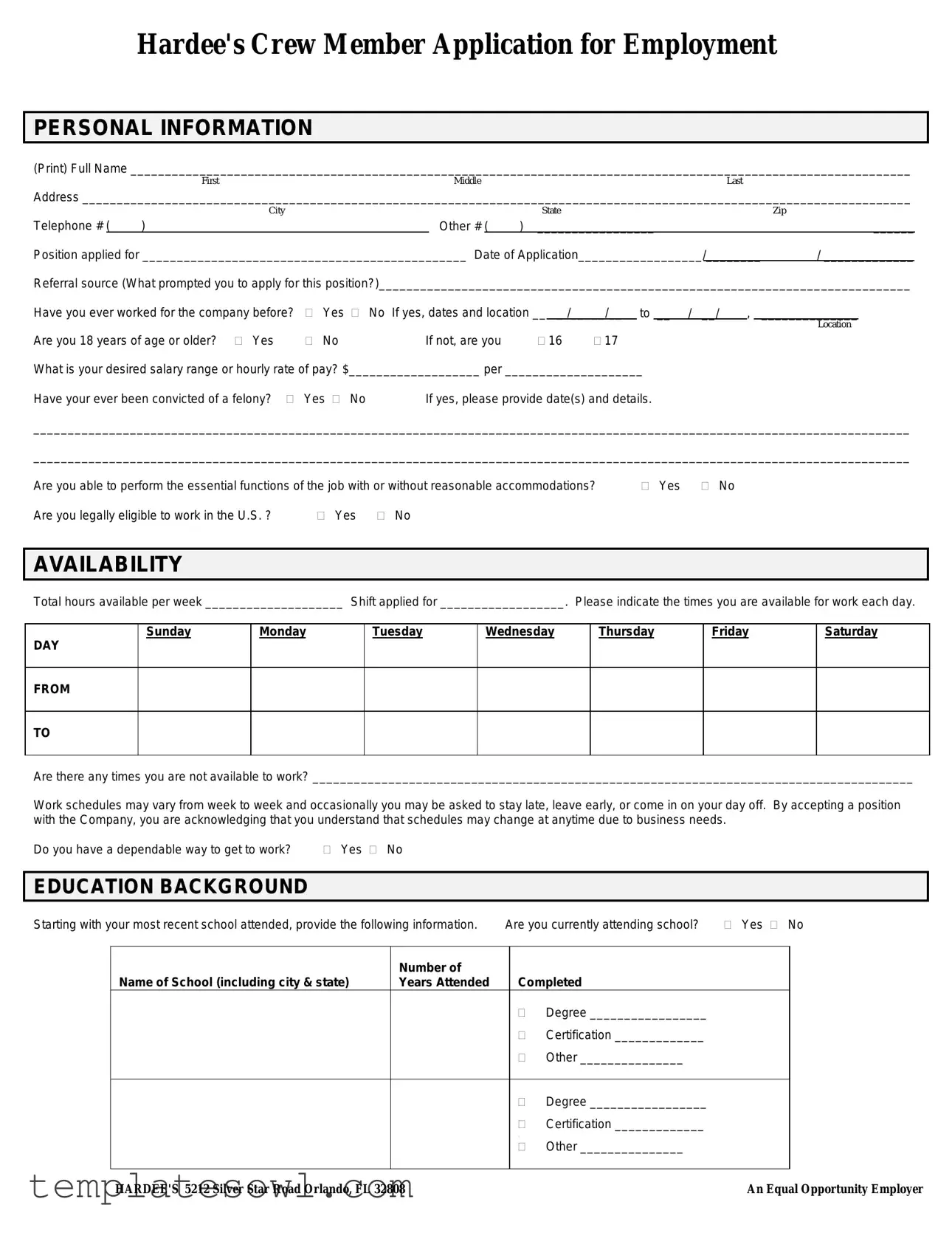 Fill Out Your Application For Iga Form