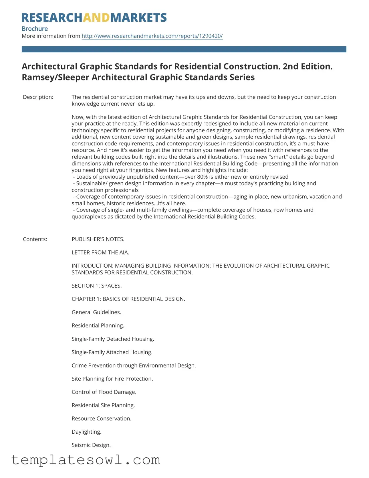 Fill Out Your Architectural Graphic Standard Form