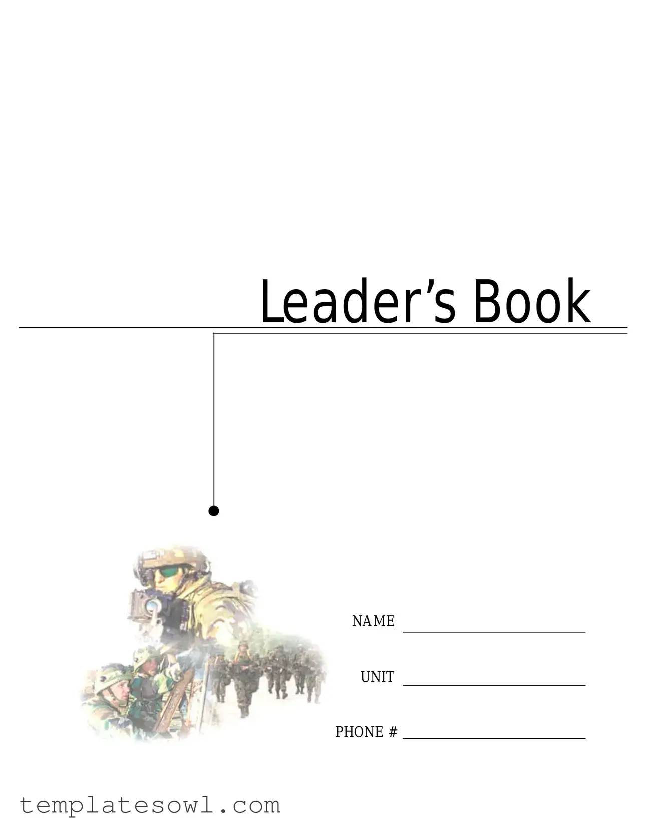 Fill Out Your Army Leaders Book Form