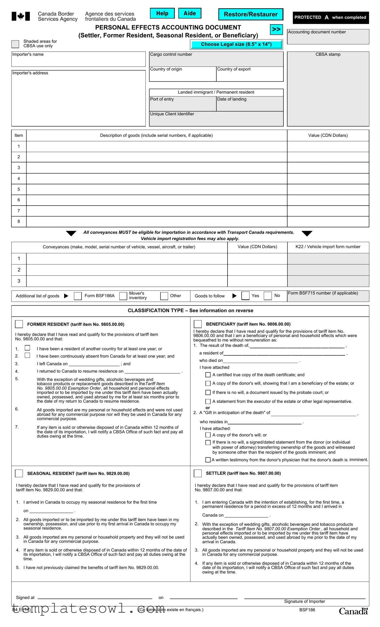 Fill Out Your B4 And B4E Form