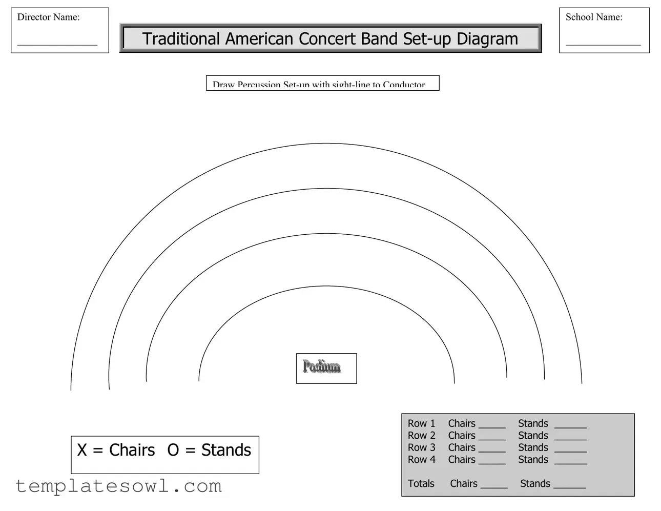 Fill Out Your Band Seating Chart Form