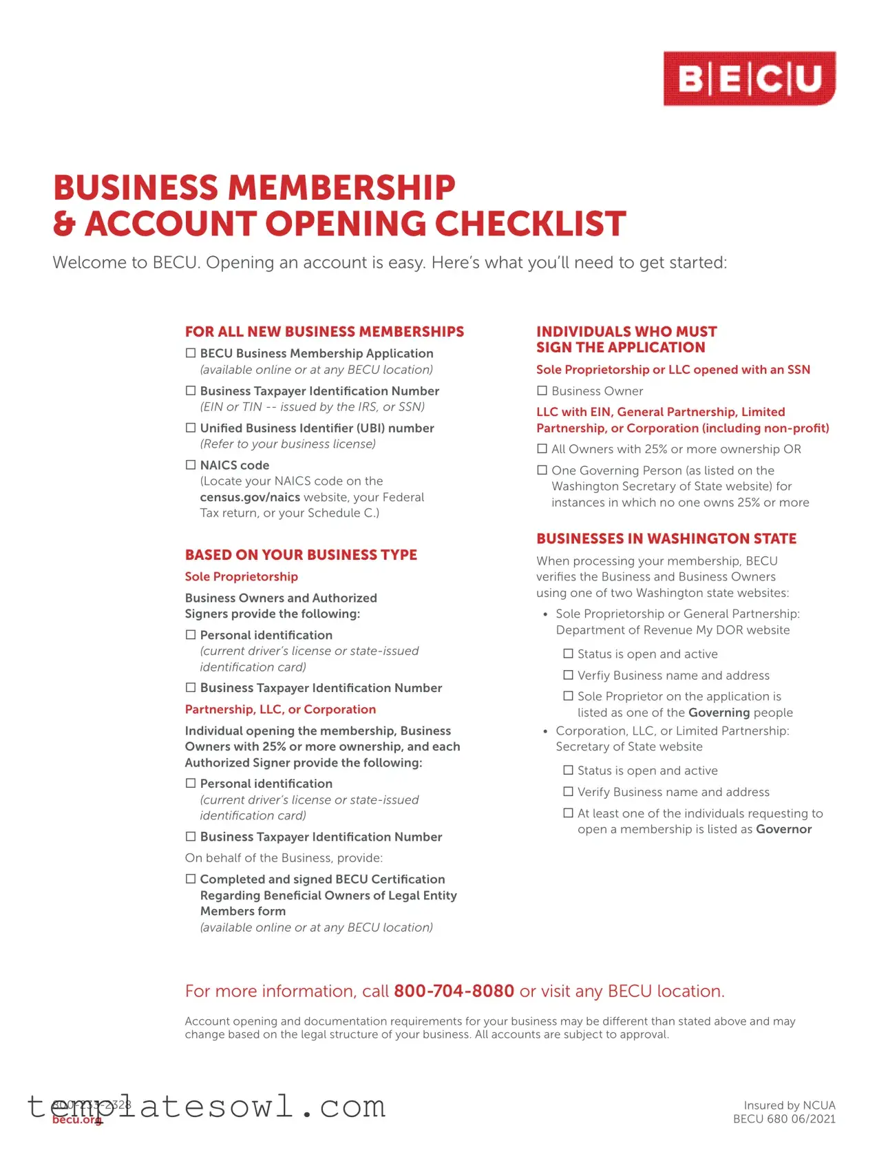 Fill Out Your Becu 6873 Form