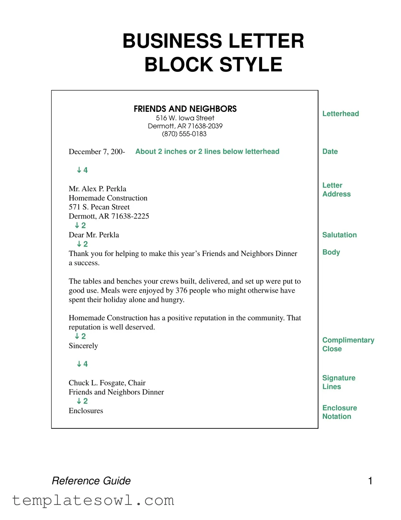 Fill Out Your Block Style Letter Form