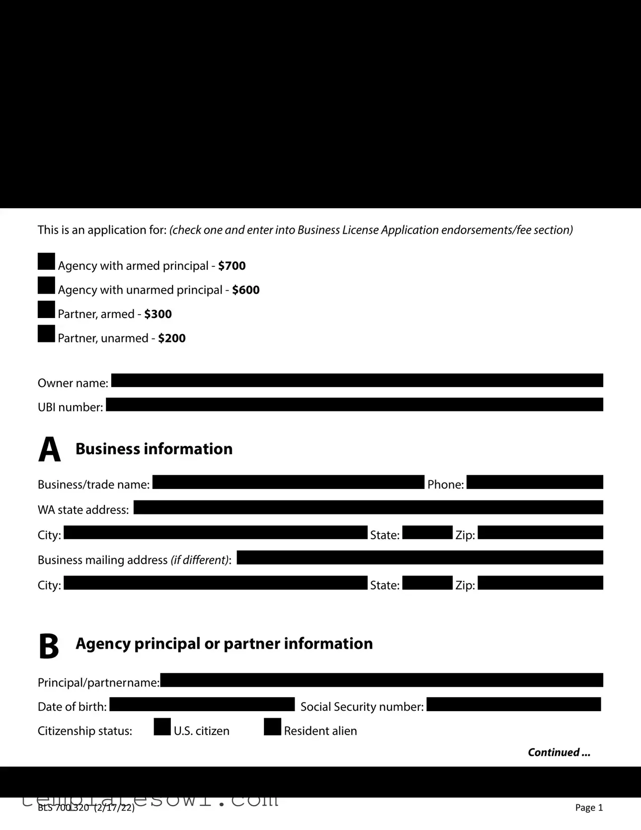 Fill Out Your Bls 700 320 Form