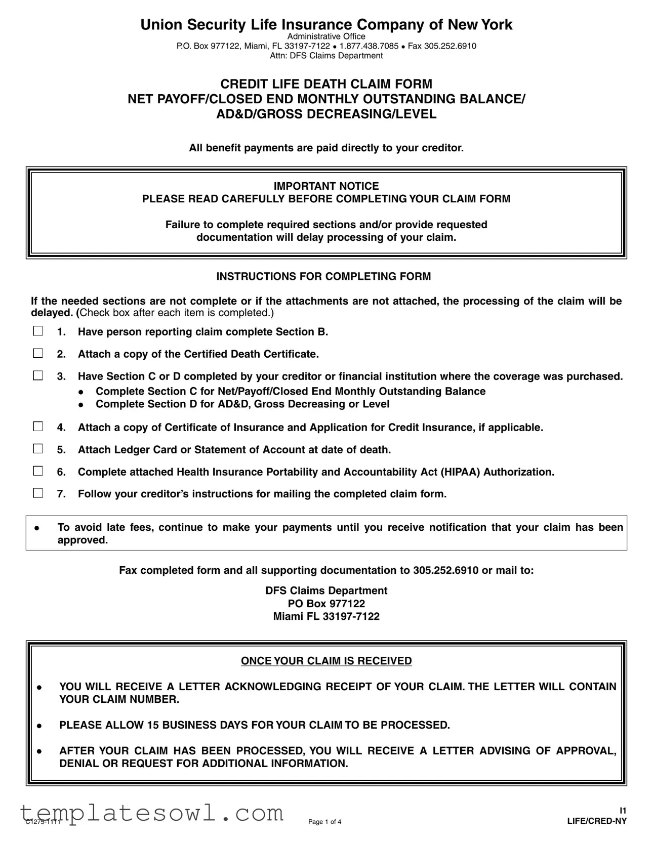 Fill Out Your C1275 1111 Form