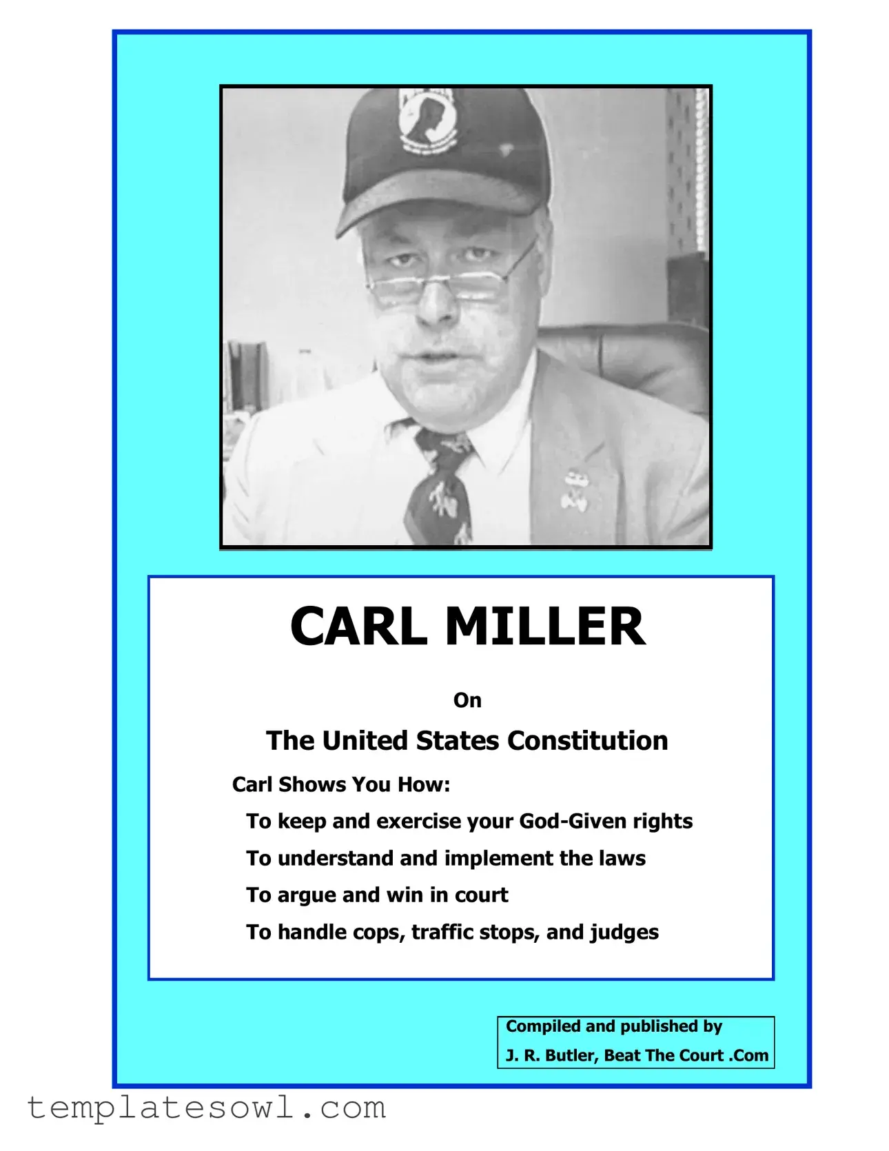 Fill Out Your Carl Miller Constitution Handbook Form