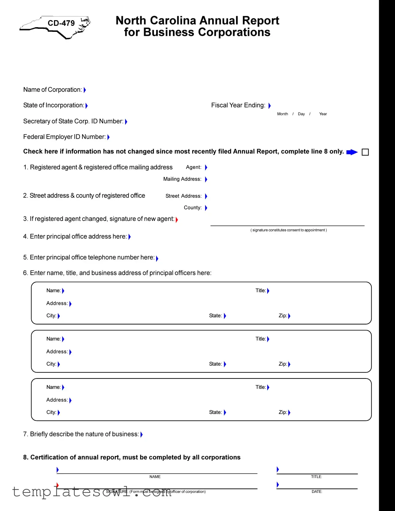 Fill Out Your Cd 479 Form