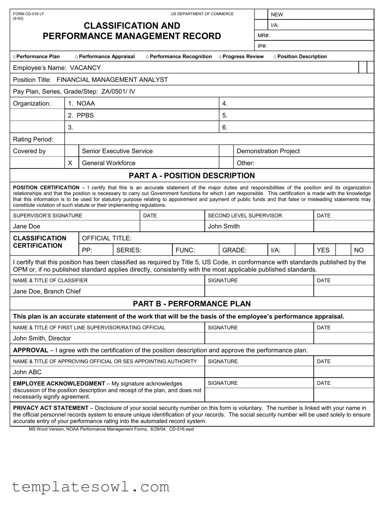 Fill Out Your Cd 516 Lf Form