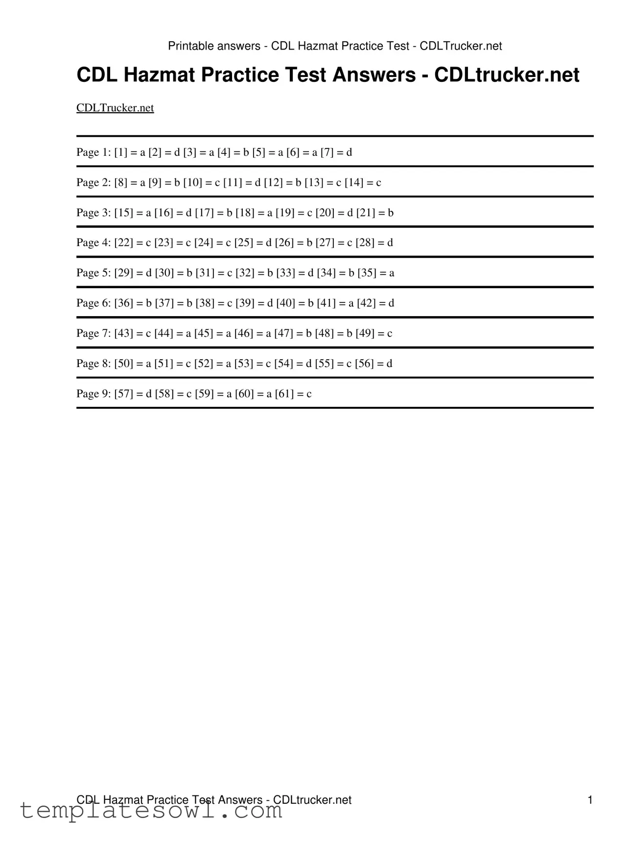 Fill Out Your Cdl Hazmat Test Form