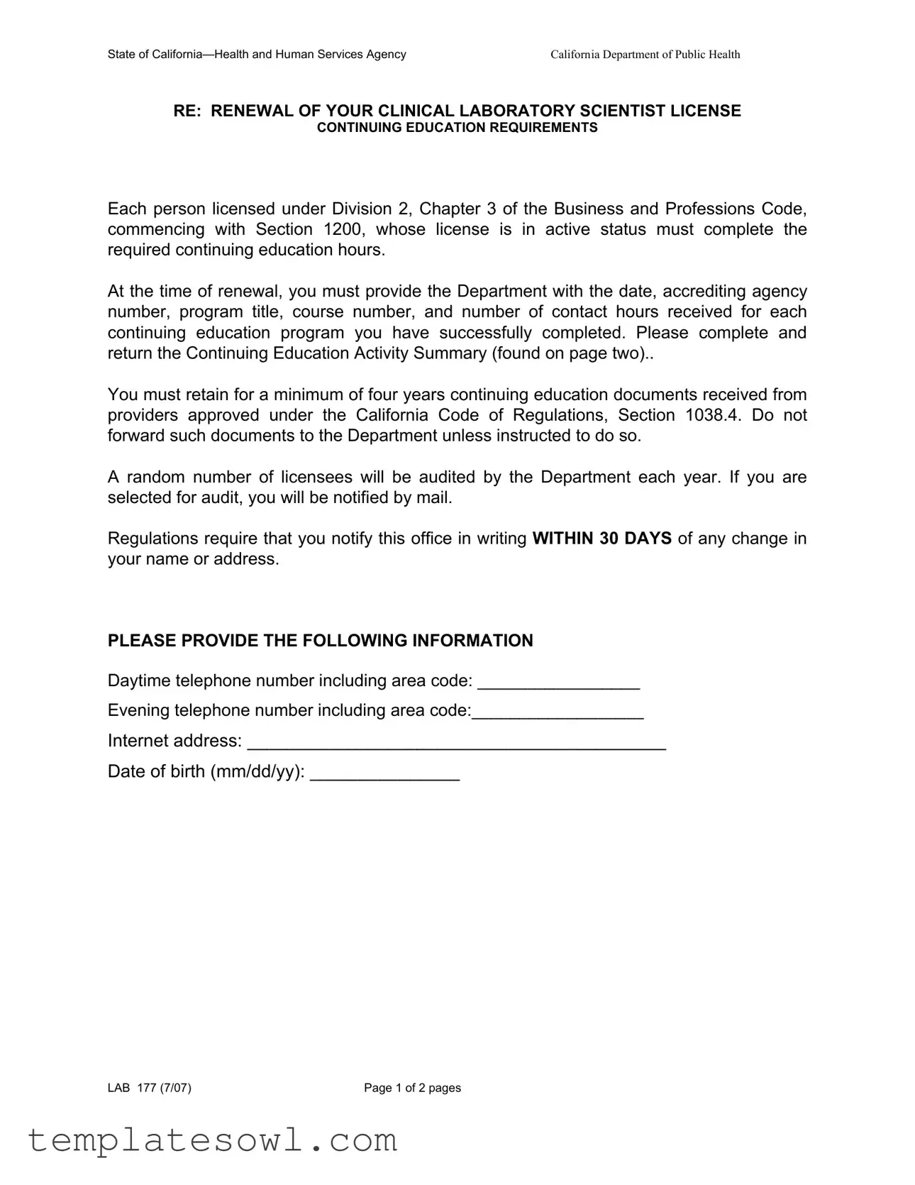 Fill Out Your Cdph Phlebotomy License Form
