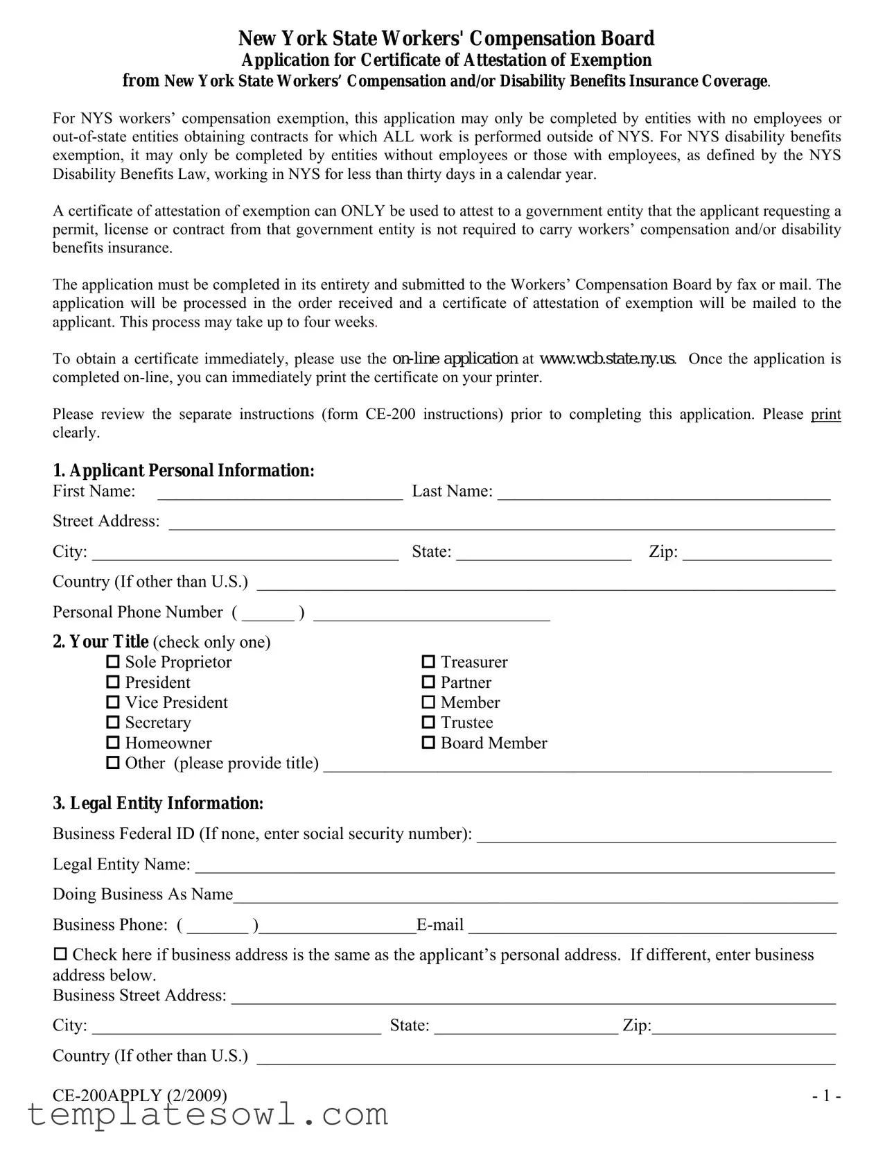 Fill Out Your Ce200 Form