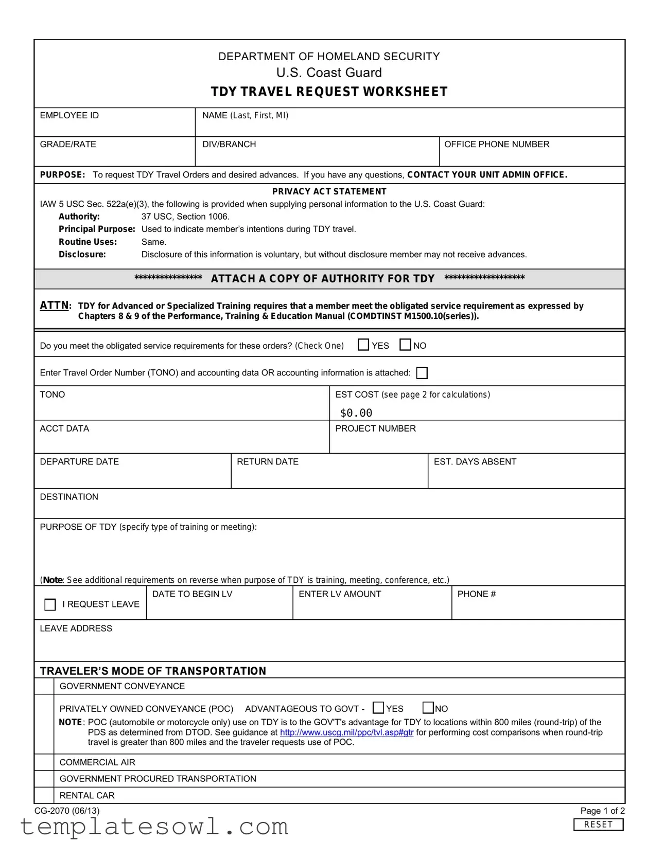 Fill Out Your Cg Ppc Form