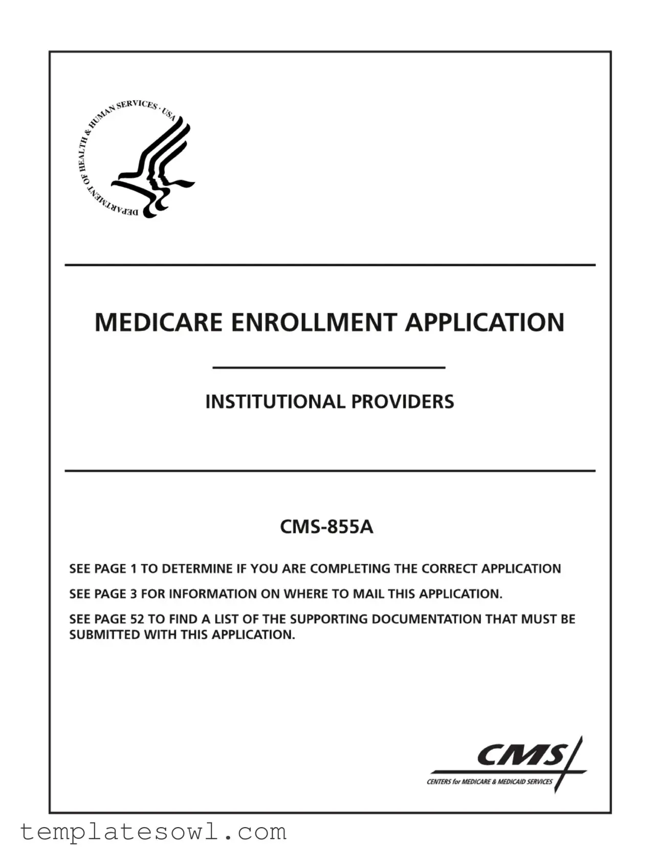 Fill Out Your Cms 855A Form