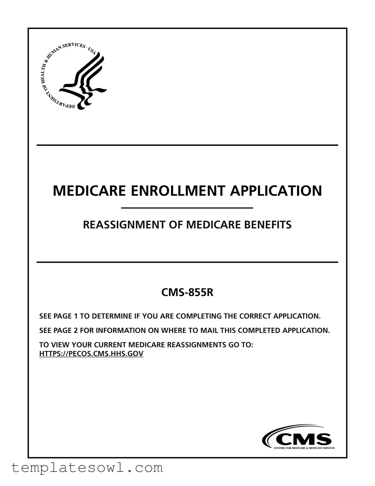 Fill Out Your Cms 855R Form