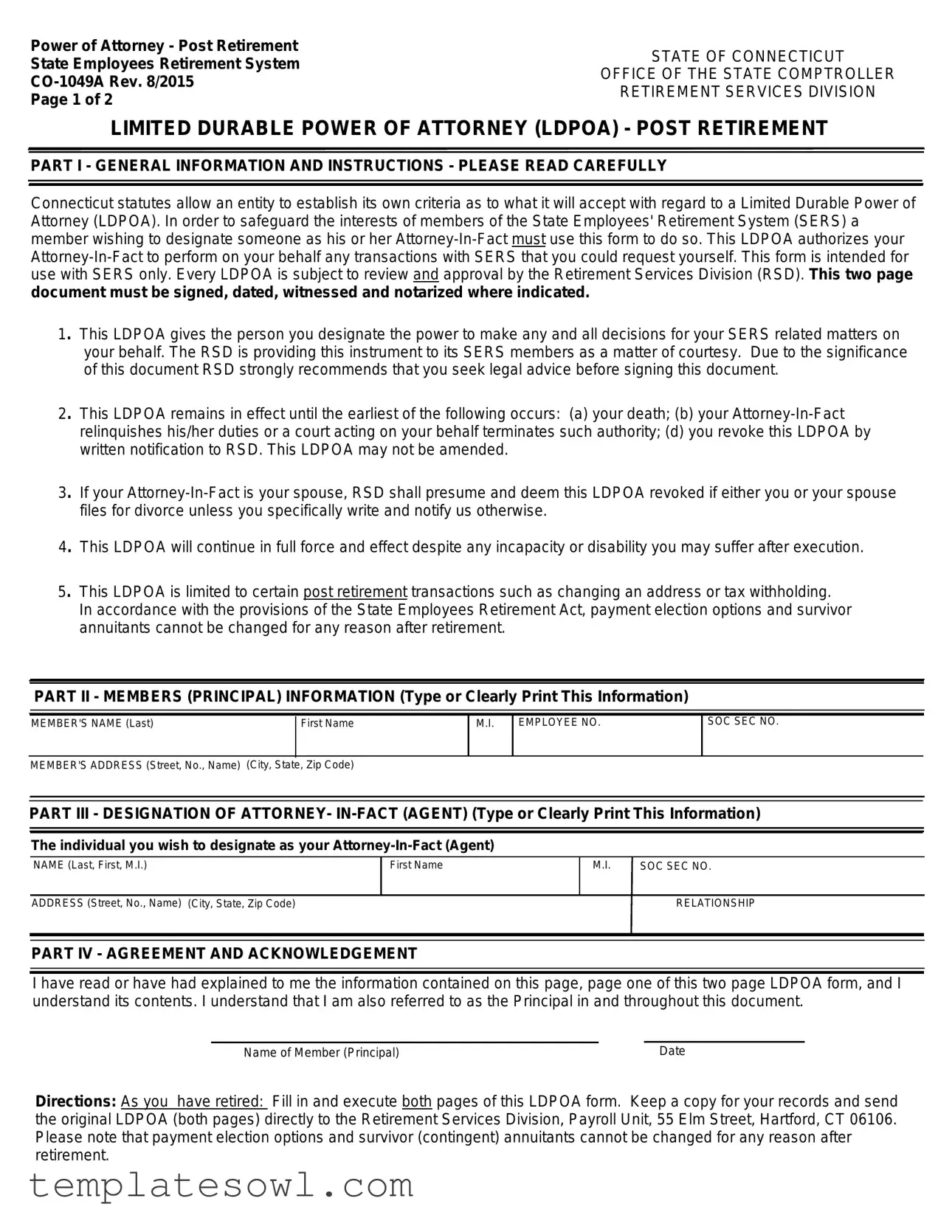 Fill Out Your Co 1049A Form