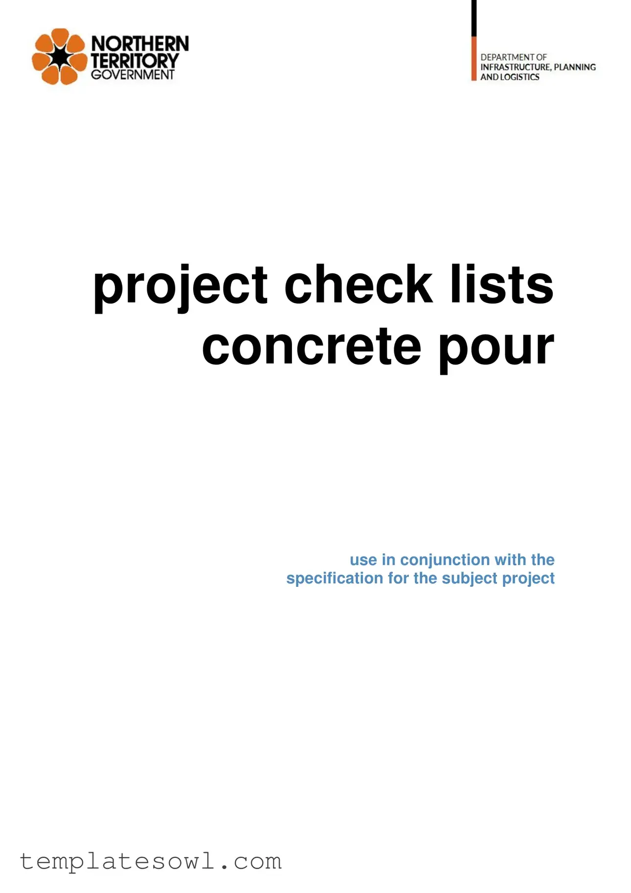 Fill Out Your Concrete Checklist From Form