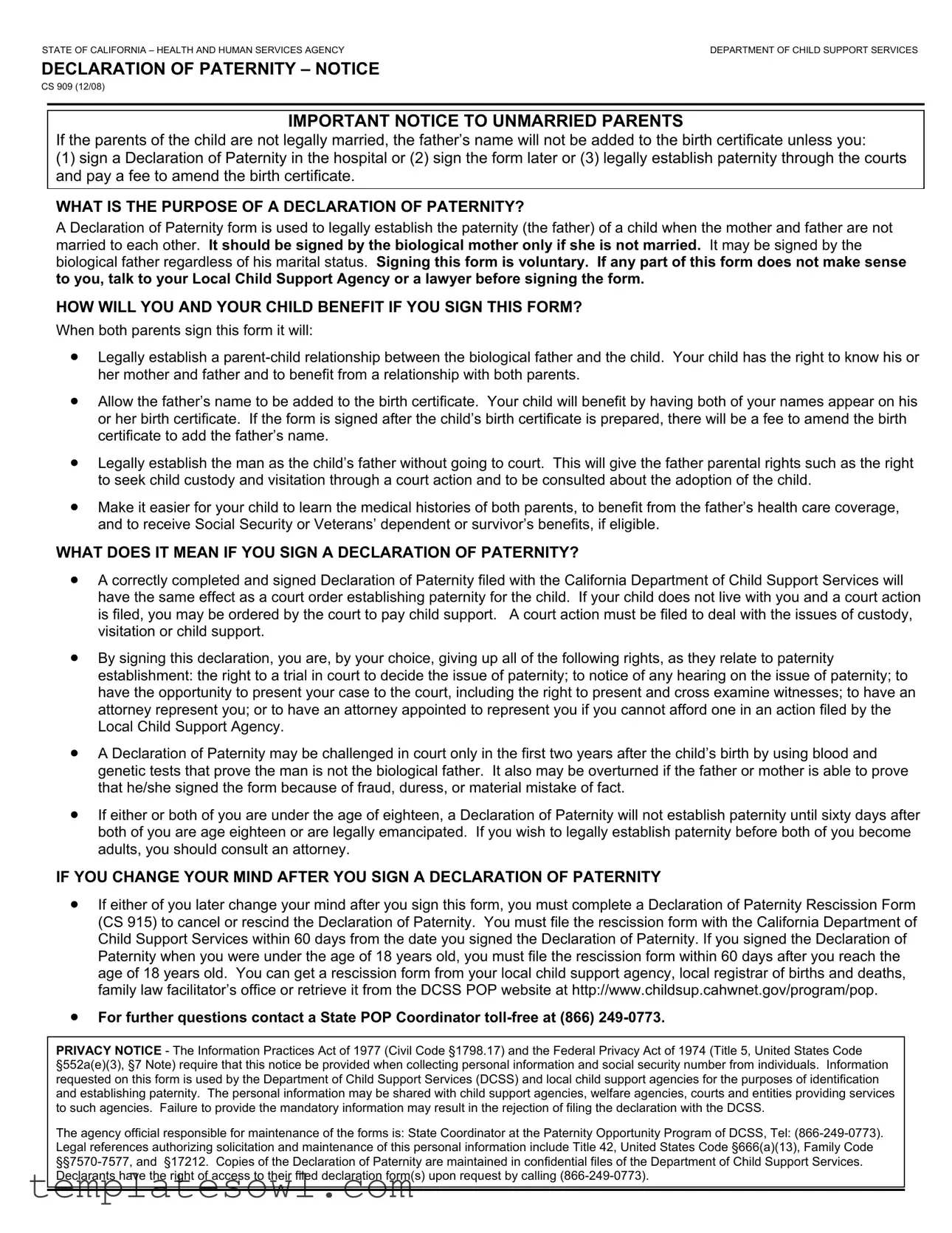 Fill Out Your Cs 909 Form