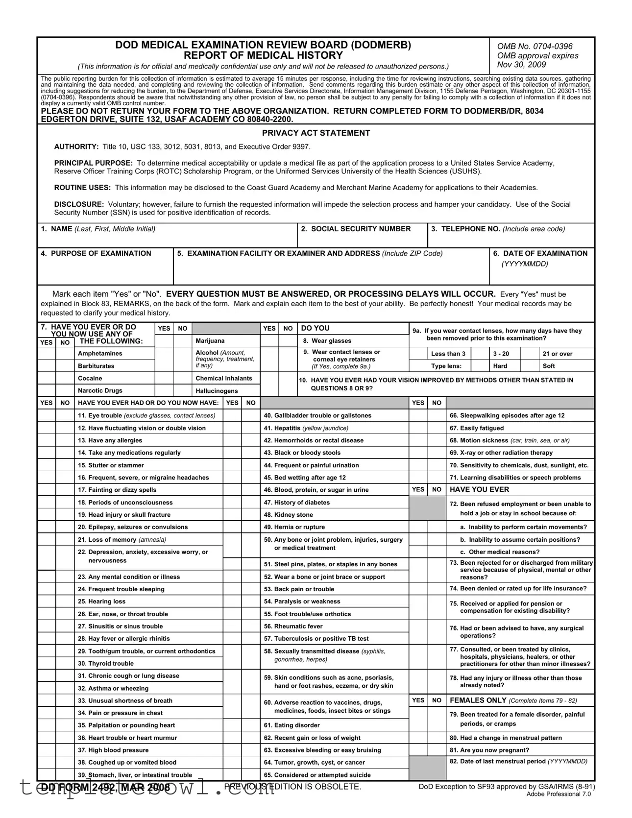 Fill Out Your Dd 2492 Form