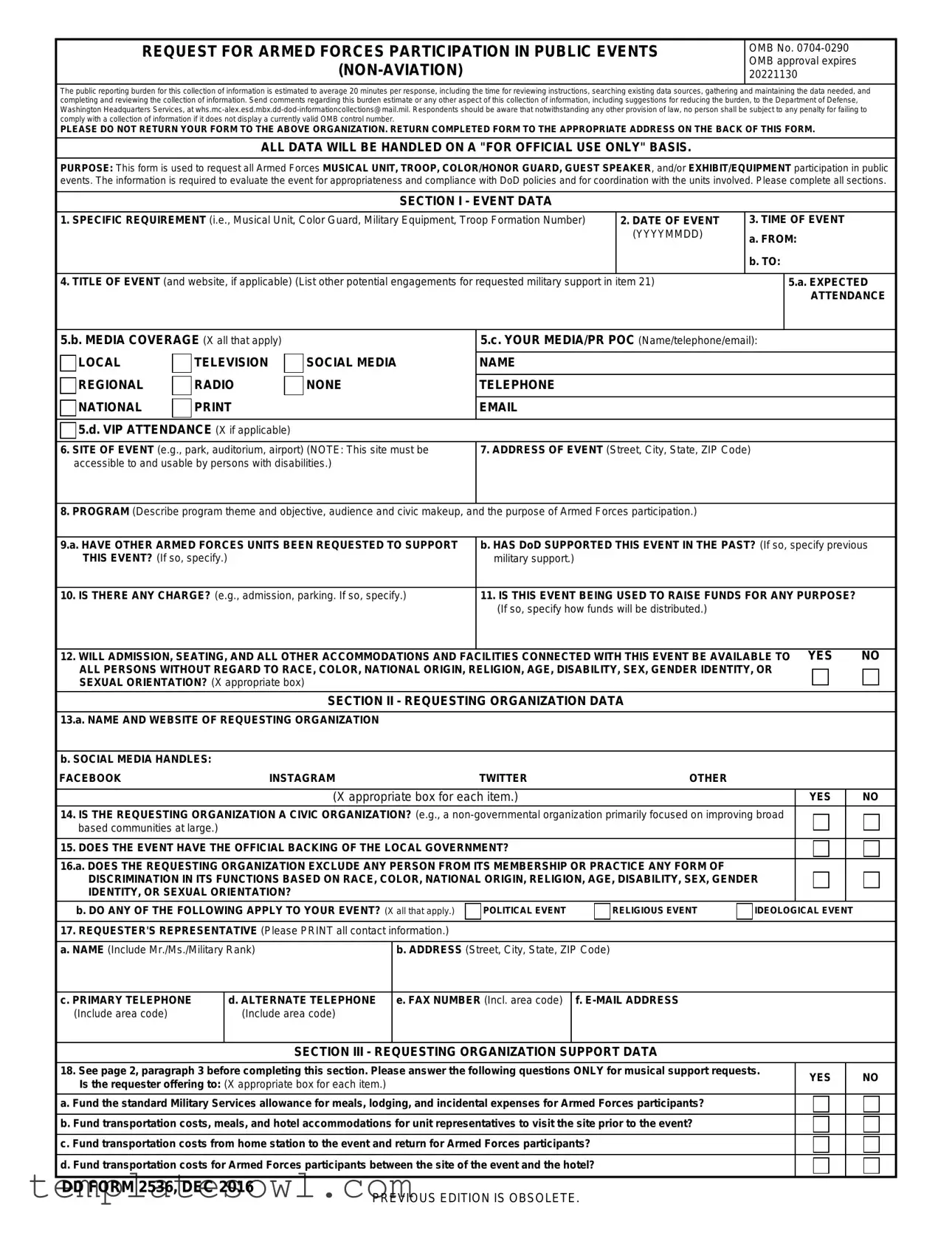 Fill Out Your Dd 2536 Form