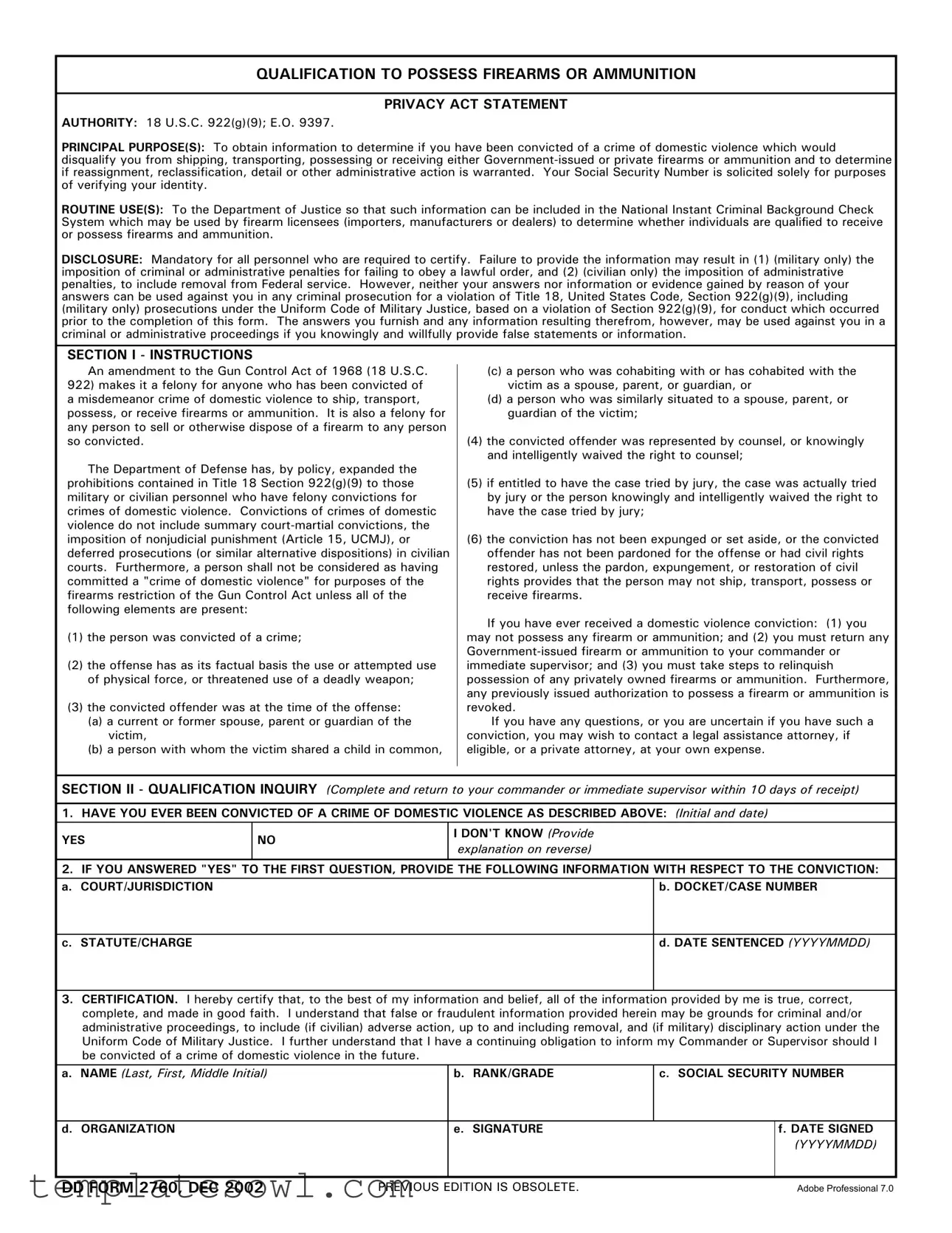 Fill Out Your Dd 2760 Form