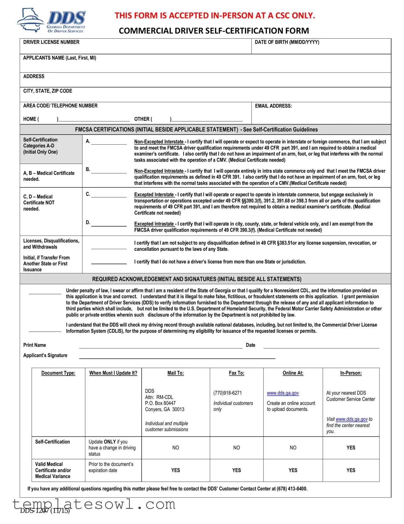 Fill Out Your Dds 1207 Form