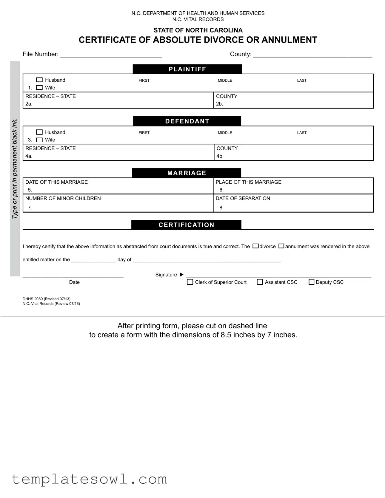 Fill Out Your Dhhs Form
