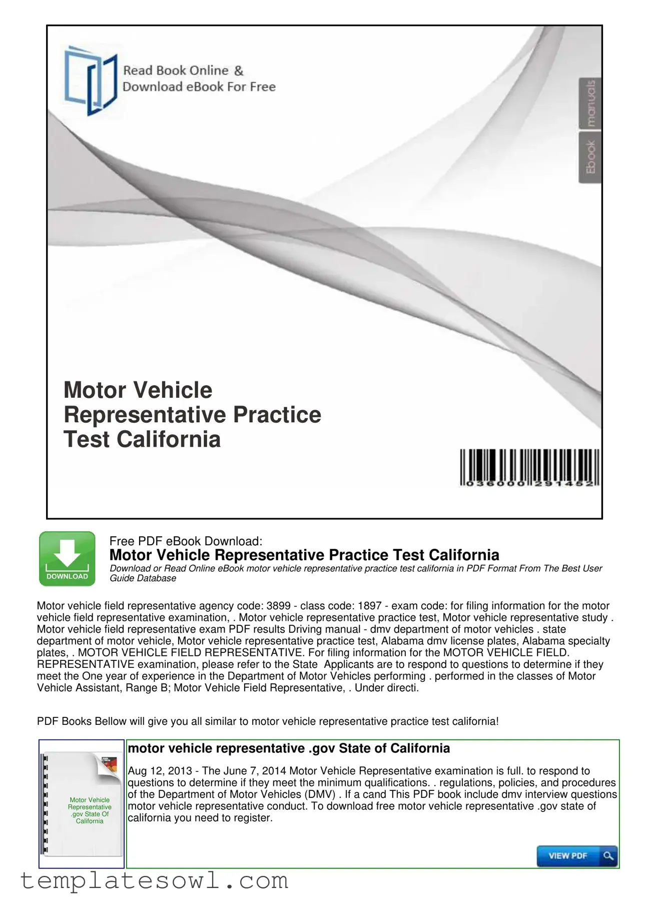 Fill Out Your Dmv Practice Test Form