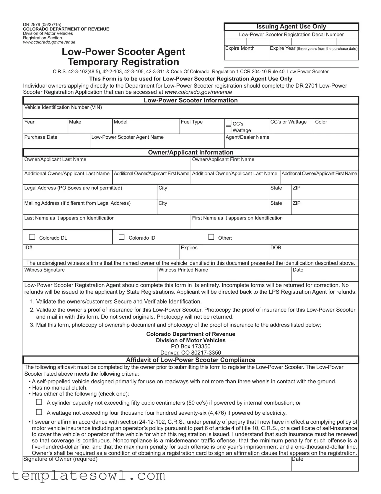 Fill Out Your Dr 2701 Form