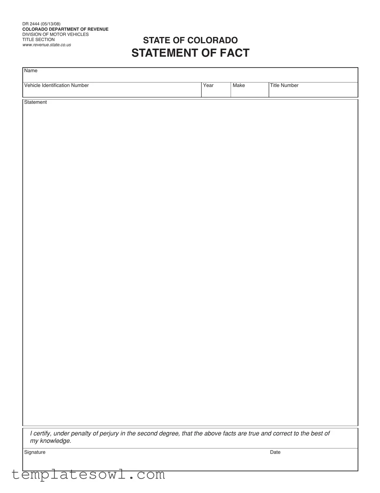 Fill Out Your Dr2444 Form