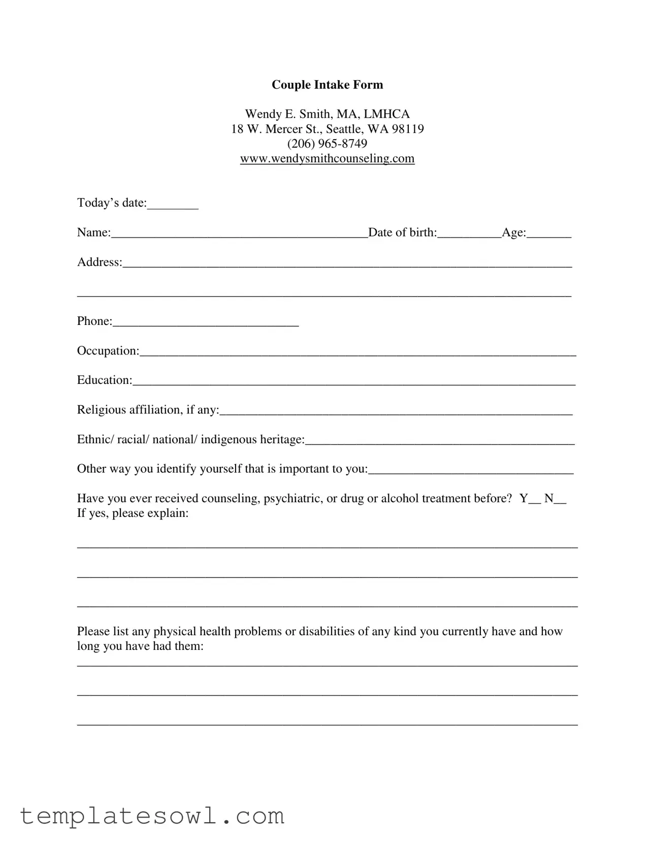 Fill Out Your Drug Rehabilitation Admission Form