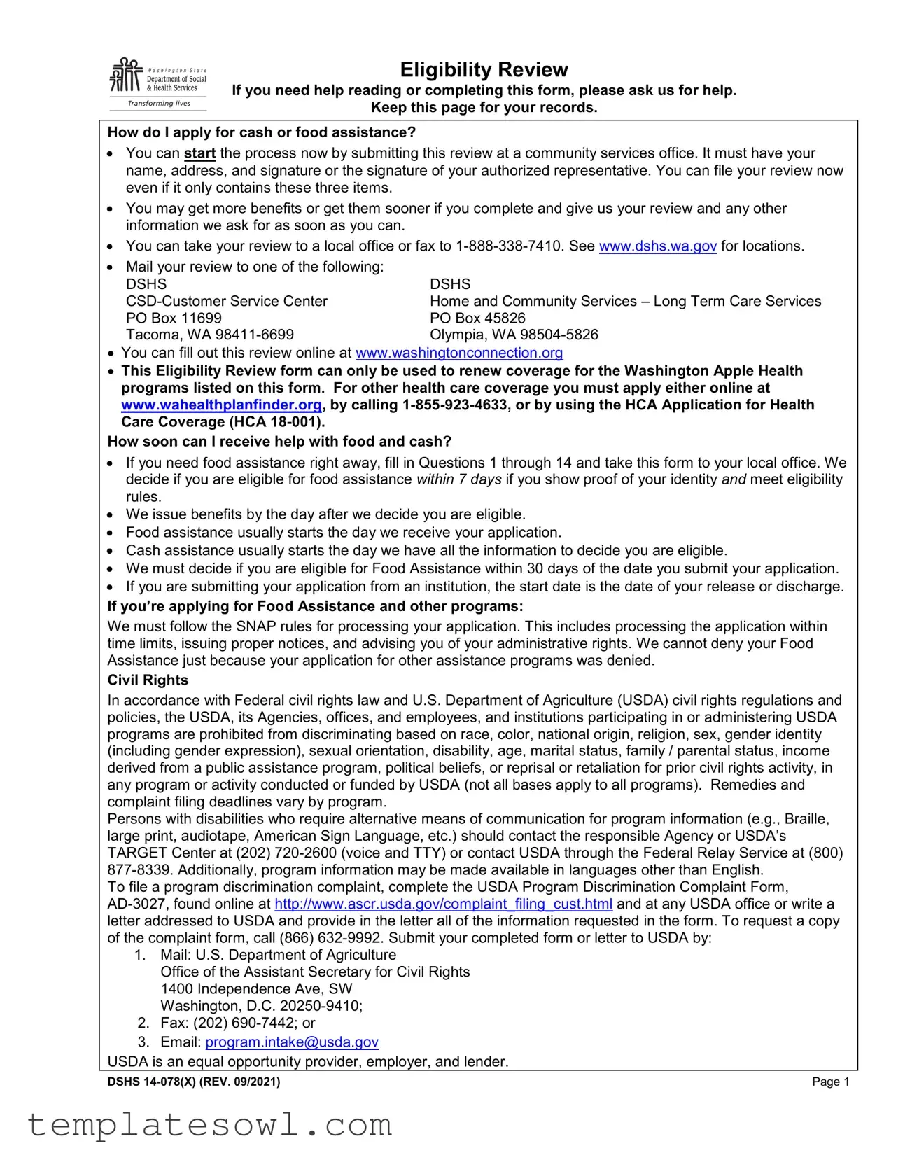 Fill Out Your Dshs Form